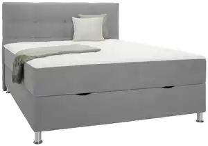 Boxbett Oviedo in Grau ca. 180x200cm, Grau