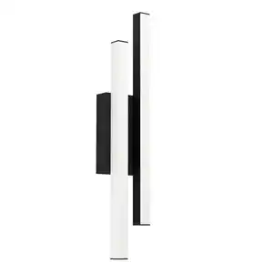 Außenwandleuchte Serricella Schwarz/Weiß max. 4,5 Watt Wandlampe, Schwarz, Weiß