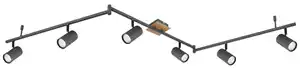 Strahler Robby in Graphitfarben max. 35 Watt, Graphitfarben, Naturfarben