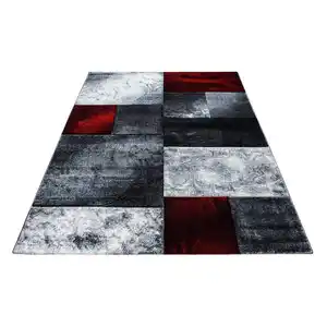 Webteppich Hawaii Rot ca. 160x230cm, Rot