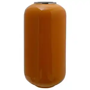 Kayoom Vase, Gelb, Silber, Metall, rund, 23 cm, Bsci, Dekoration, Vasen, Metallvasen