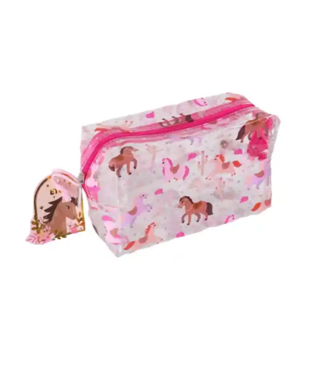 Bild 1 von Glitzer-Etui mit Pferden, bunt