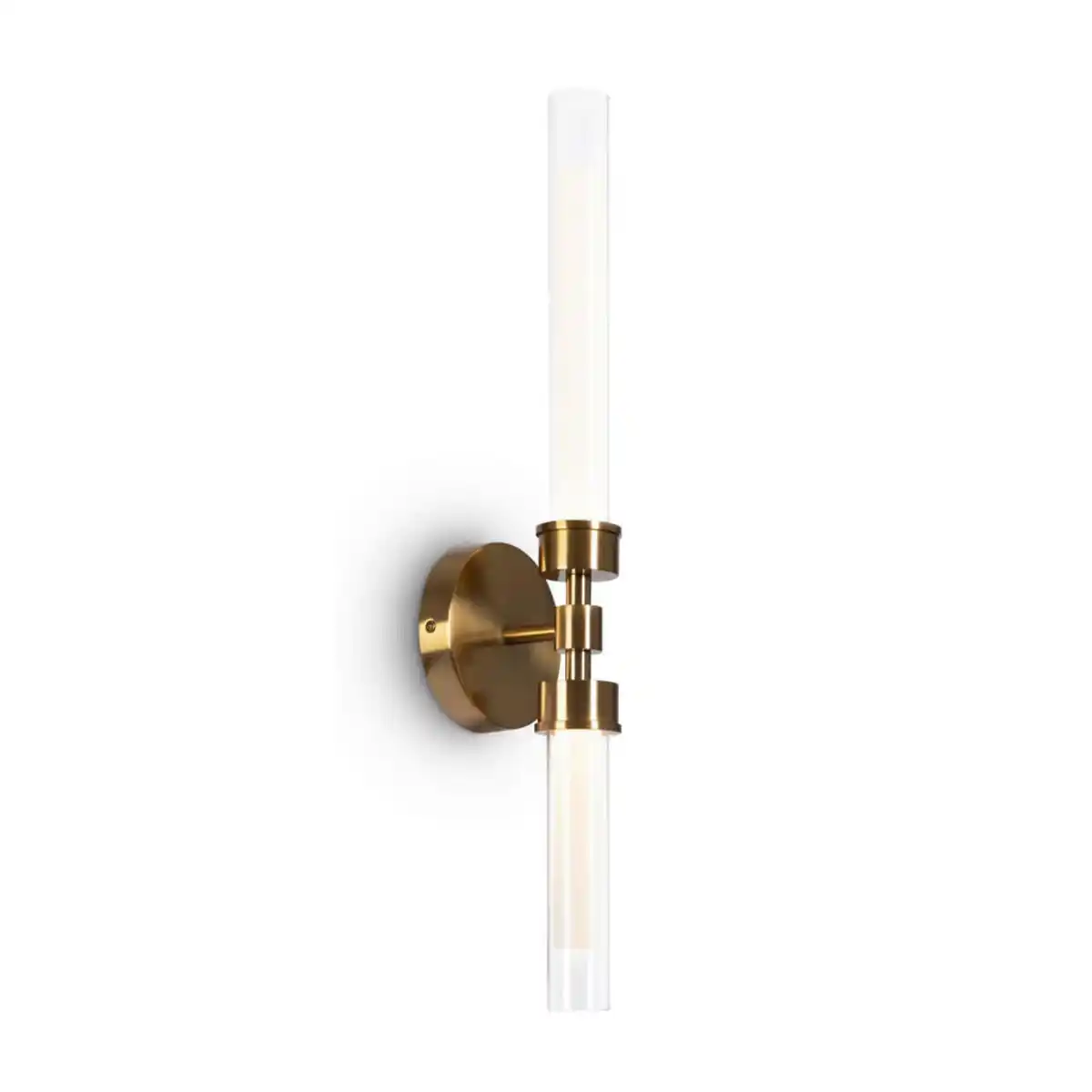 Bild 1 von Maytoni Wandleuchte Modern, Transparent, Messing, Metall, Glas, rund,rund, F, 12x10.8x56.6 cm, CE, gleichmäßige Lichtverteilung, Lampen & Leuchten, Innenbeleuchtung, Spots & Strahler, Wandstrahler,