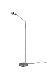 LED-Stehleuchte Franklin Nickelfarben max. 6,5 Watt, Nickelfarben