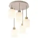 Bild 1 von Novel Hängeleuchte, Weiß, Sand, Metall, Glas, Abstraktes,Abstraktes, 50 cm, RoHS, CE, Lampen & Leuchten, Innenbeleuchtung, Hängelampen, Pendelleuchten