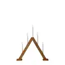 Bild 1 von Markslöjd Weihnachtspyramide Ariele, Hellbraun, Weiß, Holz, massiv, 46x52.5x8 cm, zum Stellen, Dekoration, Weihnachtsdekoration, Winterdeko