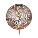 Bild 1 von Globo Solarleuchte, Silber, Metall, 40 cm, Lampen & Leuchten, Außenbeleuchtung, Solarleuchten