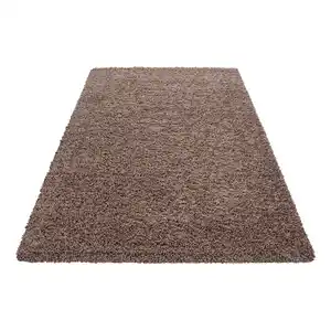 Hochflorteppich Life Hellbraun ca. 240x340cm, Hellbraun