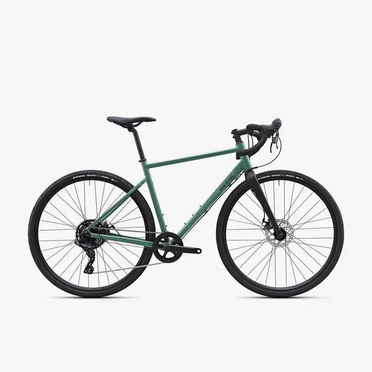Bild 1 von VAN RYSEL Gravelbike Gravel Discovery AF Microshift Acolyte 1x8 Grün