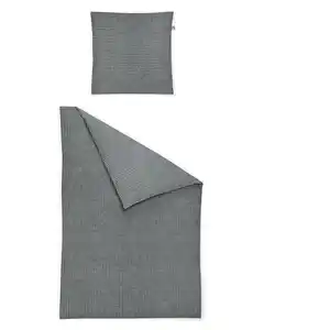 Irisette Bettwäsche, Grün, Textil, Streifen, 135x200 cm, pflegeleicht, hautfreundlich, bügelleicht, weiche und anschmiegsame Oberfläche, Schlaftextilien, Bettwäsche, Bettwäsche, Renforcé-Bettw