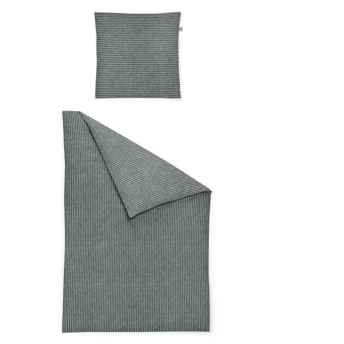 Bild 1 von Irisette Bettwäsche, Grün, Textil, Streifen, 135x200 cm, pflegeleicht, hautfreundlich, bügelleicht, weiche und anschmiegsame Oberfläche, Schlaftextilien, Bettwäsche, Bettwäsche, Renforcé-Bettw