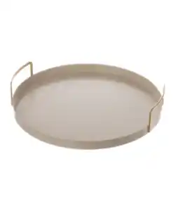 Deko-Metalltablett, offwhite