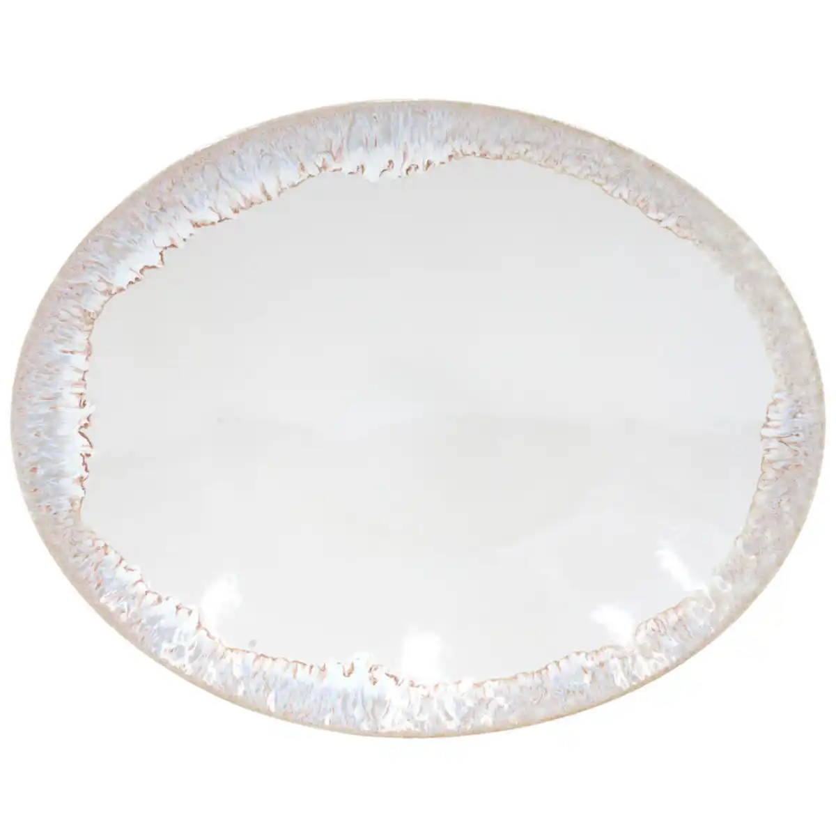Bild 1 von Costa Nova Servierplatte Taormina, Weiß, Keramik, rund, 40x5x33 cm, Handmade in Europe, Tischkultur & Servieren, Servierplatten