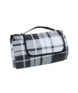 Picknickdecke mit Griff, grau