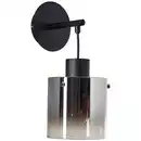 Bild 1 von Wandleuchte Simonis in Grau/Schwarz max. 52 Watt Wandlampe, Grau, Schwarz