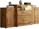 Bild 1 von Sideboard Urban III mit LED ca. 150x69 cm Eiche Wotan, Eiche Wotan