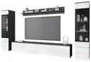 Bild 1 von Wohnwand Vera 4-tlg. ca. 240x130 cm Anthrazit/Weiß, Anthrazit, Weiß Hochglanz