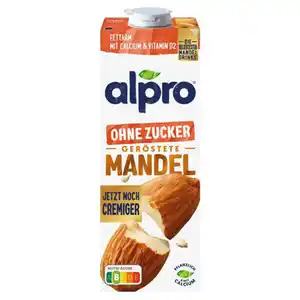 ALPRO Mandel- oder Kokosdrink 1 l, Mandel ungesüßt