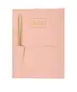 Bild 1 von Notizbuch mit Stift, rosa