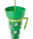 Bild 1 von Trinkbecher + Snackschale Fußball, grün