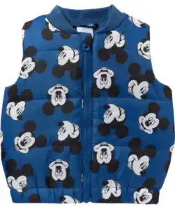 Mickey Mouse Steppweste, blau