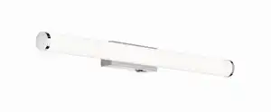 LED-Wandleuchte Mattimo in Weiß/Chrom max. 6,5 Watt Wandlampe, Weiß, Chromfarben