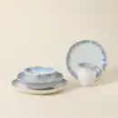Bild 1 von Costa Nova Kombiservice Brisa, Pastellblau, Weiß Hochglanz, Keramik, 5-teilig, 440 ml,670 ml, Handmade in Europe, Essen & Trinken, Geschirr, Geschirr-Sets, Kombiservice