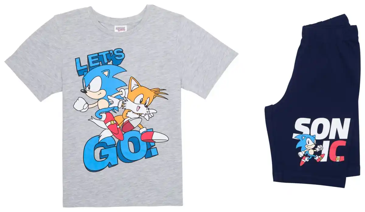 Bild 3 von Kinder-Shorty-Pyjama »Sonic«, 2-teilig