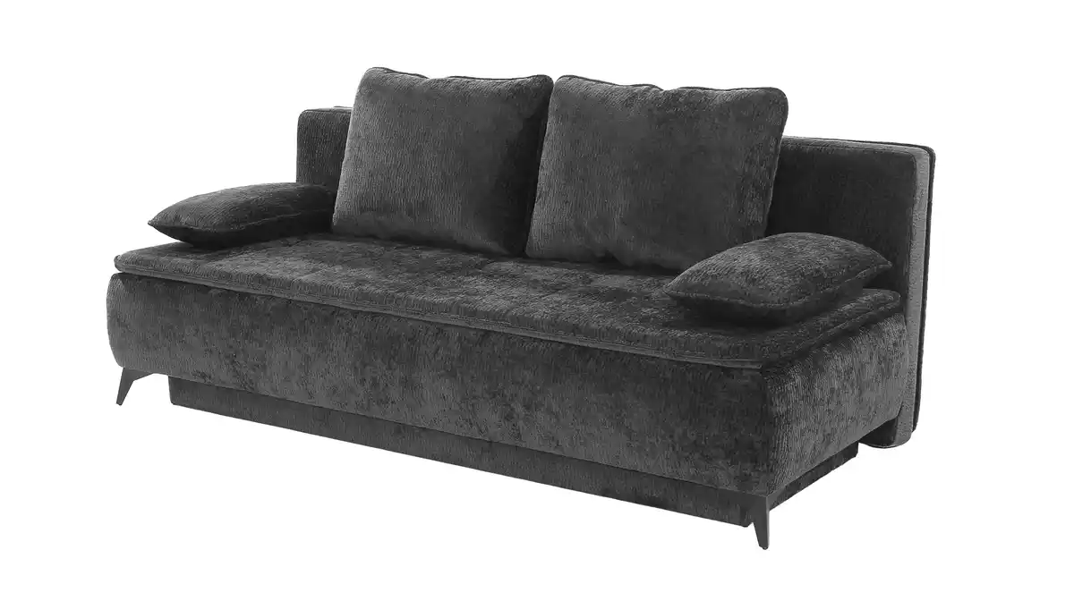 Bild 1 von Schlafsofa grau 204 cm mit Bettkasten - Dauerschläfer - LIVENTO