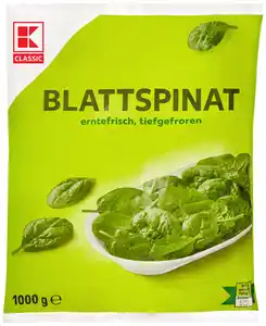 K-CLASSIC Blattspinat, 1-kg-Beutel