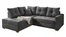 Bild 1 von Ecksofa Cord 228 cm grau - Schlaffunktion Bettkasten - HEIDELBERG