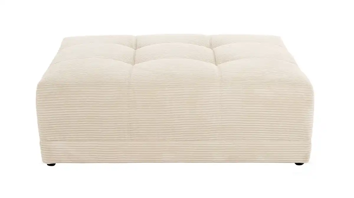 Bild 1 von Hocker Sitzhocker 126 x 125 cm Cord beige - JANNI