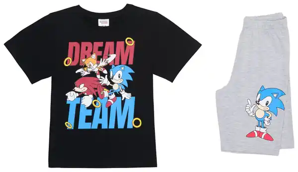 Bild 2 von Kinder-Shorty-Pyjama »Sonic«, 2-teilig