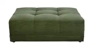 Hocker Sitzhocker 126 x 125 cm Cord grün - JANNI