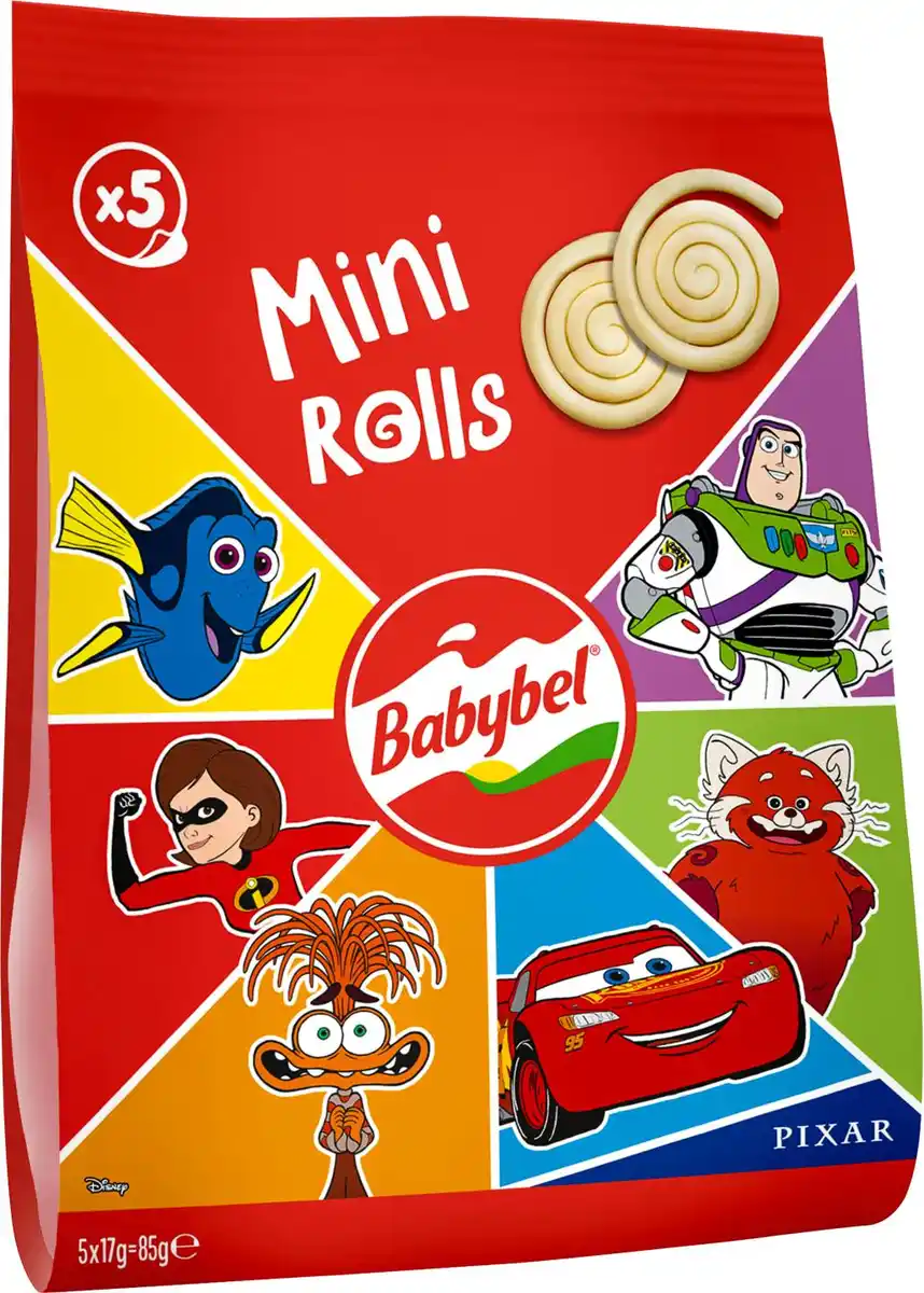 Bild 1 von BABYBEL Mini Rolls Käseschnecken, 38 % Fett i. Tr., 5 St. = 85-g-Packg.