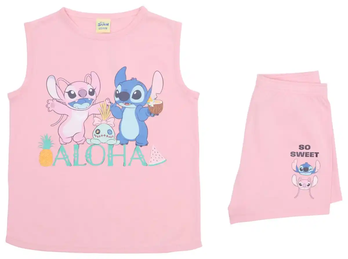 Bild 3 von Kinder-Shorty-Pyjama »Stitch«, 2-teilig