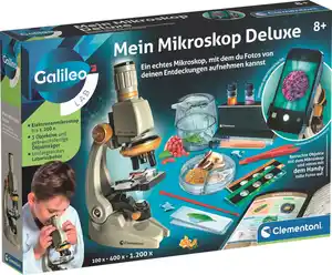 CLEMENTONI Mein Mikroskop Deluxe