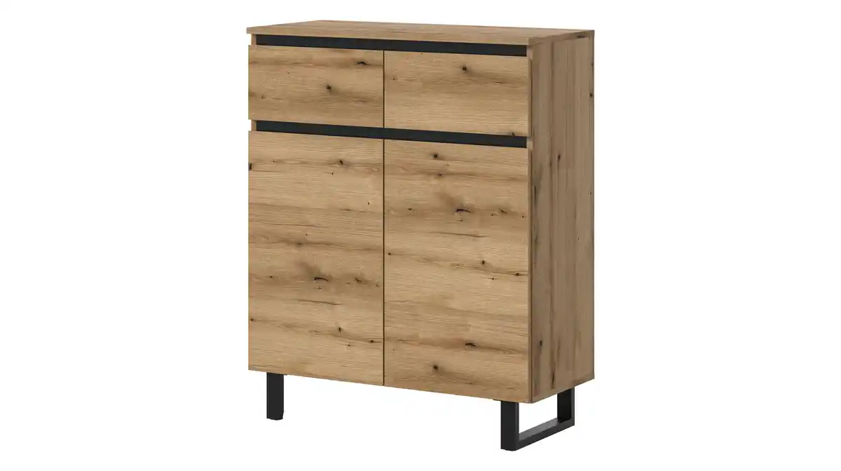 Bild 1 von Kommode mit Schubladen Evoke Eiche 80 cm - TOMASA