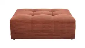 Hocker Sitzhocker 126 x 125 cm Cord rost - JANNI