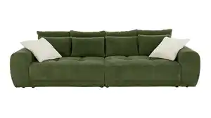 Big Sofa Cord grün - 308 cm - Federkern - JANNI