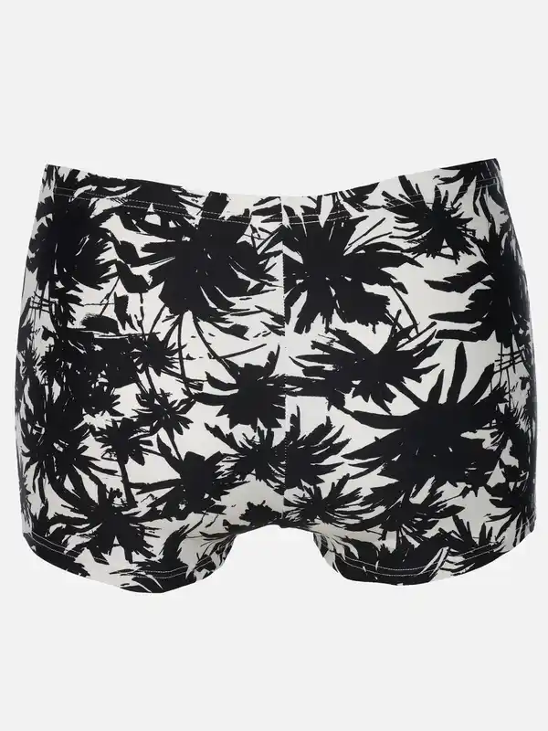Bild 2 von Damen Bikinishorts mit Palmen Schwarz