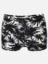 Bild 1 von Damen Bikinishorts mit Palmen Schwarz