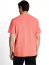 Bild 1 von Herren T-Shirt in melierter Piqué-Optik Rot