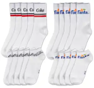 COCA-COLA oder FANTA Crew- oder Sneakersocken*