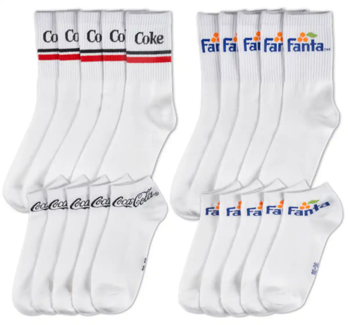 Bild 1 von COCA-COLA oder FANTA Crew- oder Sneakersocken*