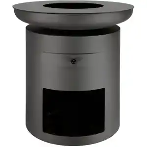 Planchagrill "Sioux" Ø 80 cm, schwarz