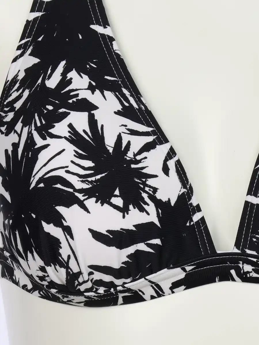 Bild 3 von Damen Bikini Triangel Top Schwarz