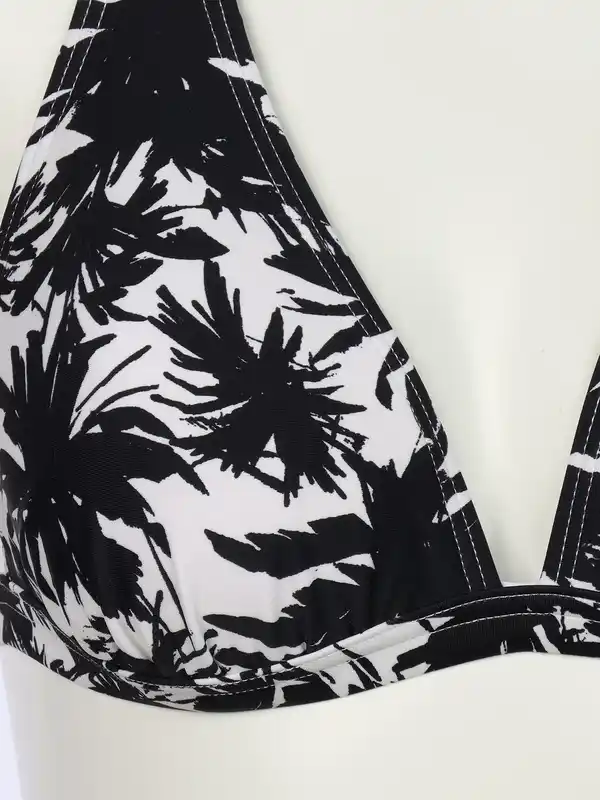 Bild 3 von Damen Bikini Triangel Top Schwarz