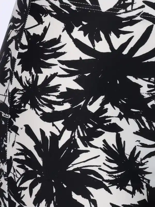 Bild 3 von Damen Bikinishorts mit Palmen Schwarz