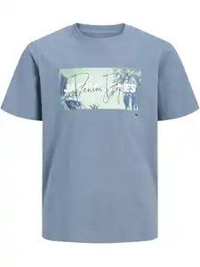 Jack&Jones Junior JJINDIANA TEE SS CREW NECK JNR T-Shirt Blau